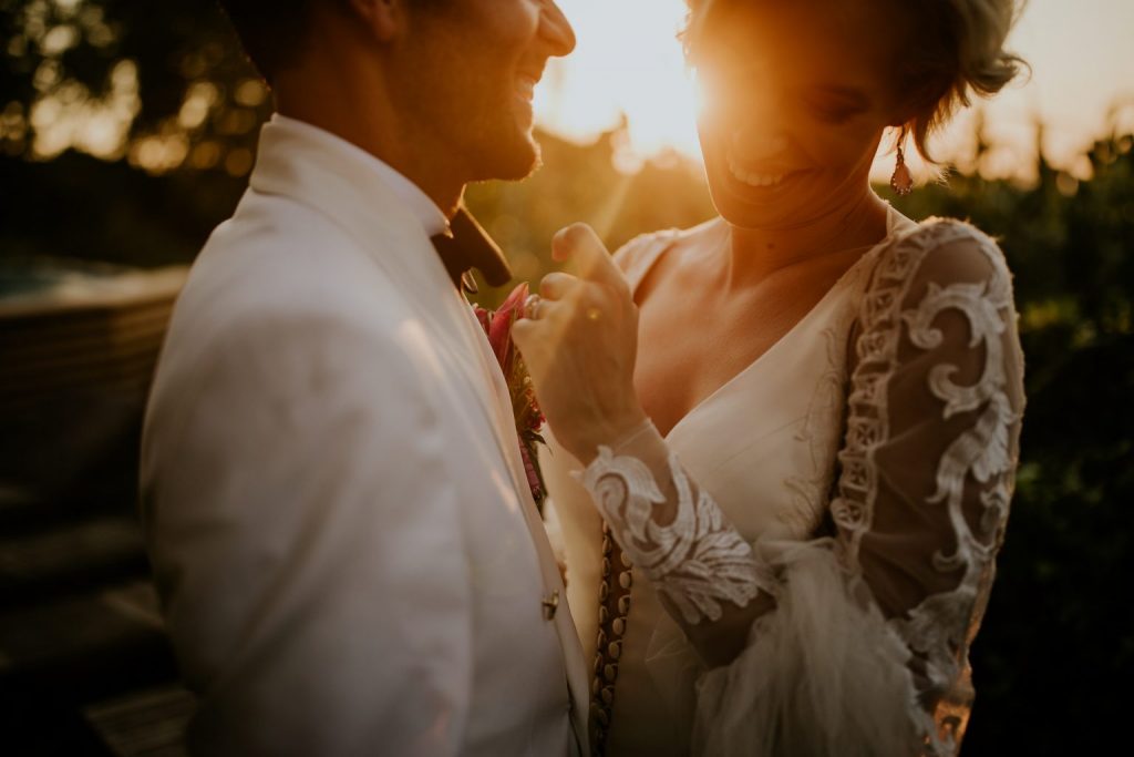 Sessão de casamento de Outono